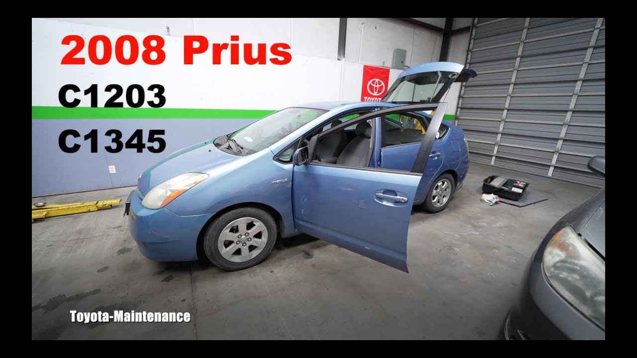Toyota Prius C1203 C1345 не обучается смещению линейного клапана