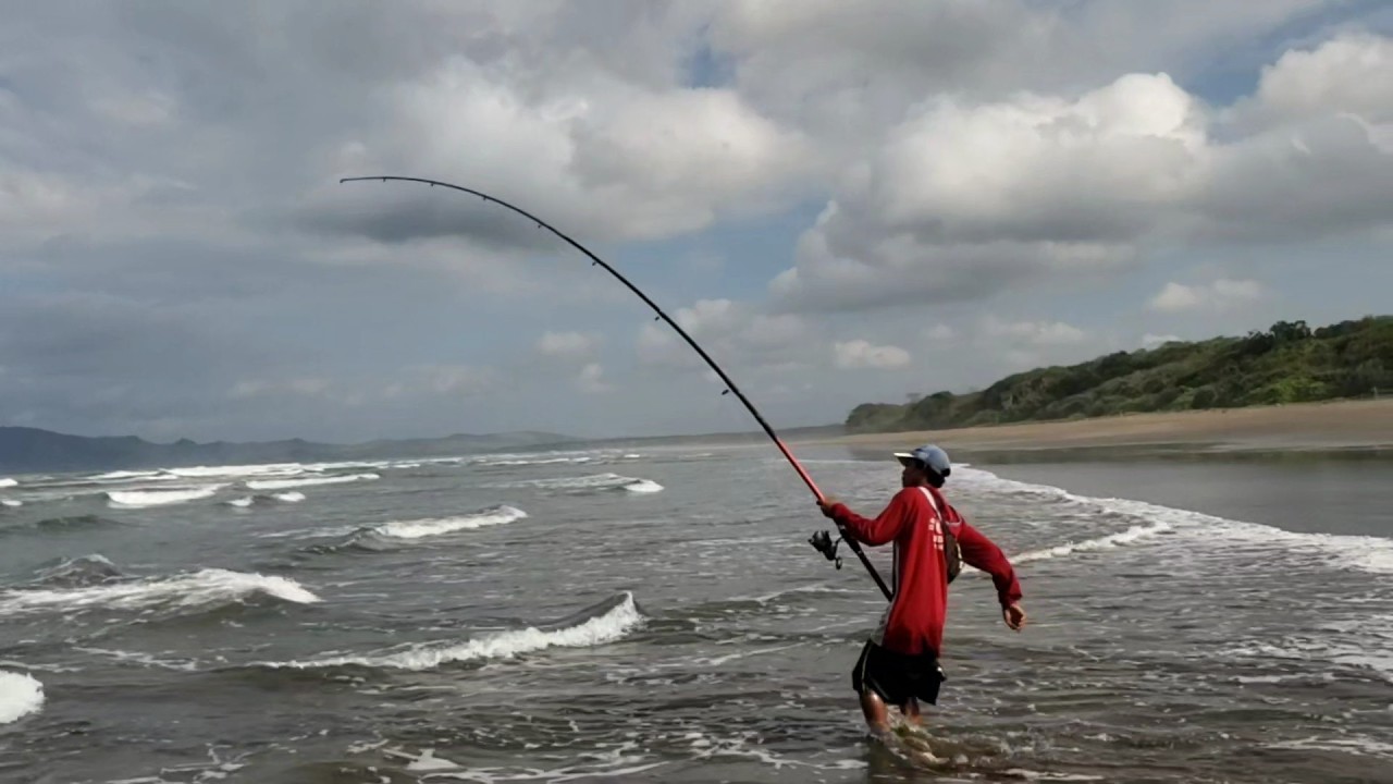 MANCING PASIRAN PANTAI SELATAN BARU LEMPAR LANGSUNG DI SAMBAR IKAN BESAR