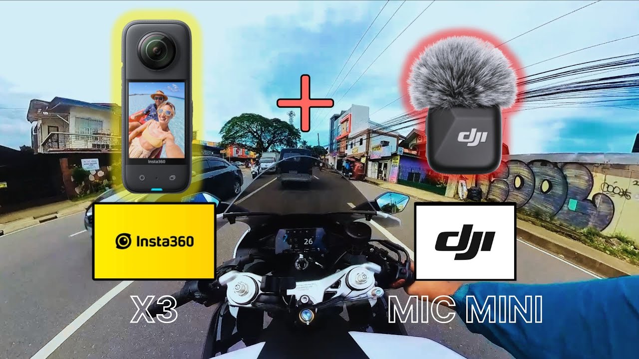 DJI Mic MINI + Insta360 X3 Sound Test