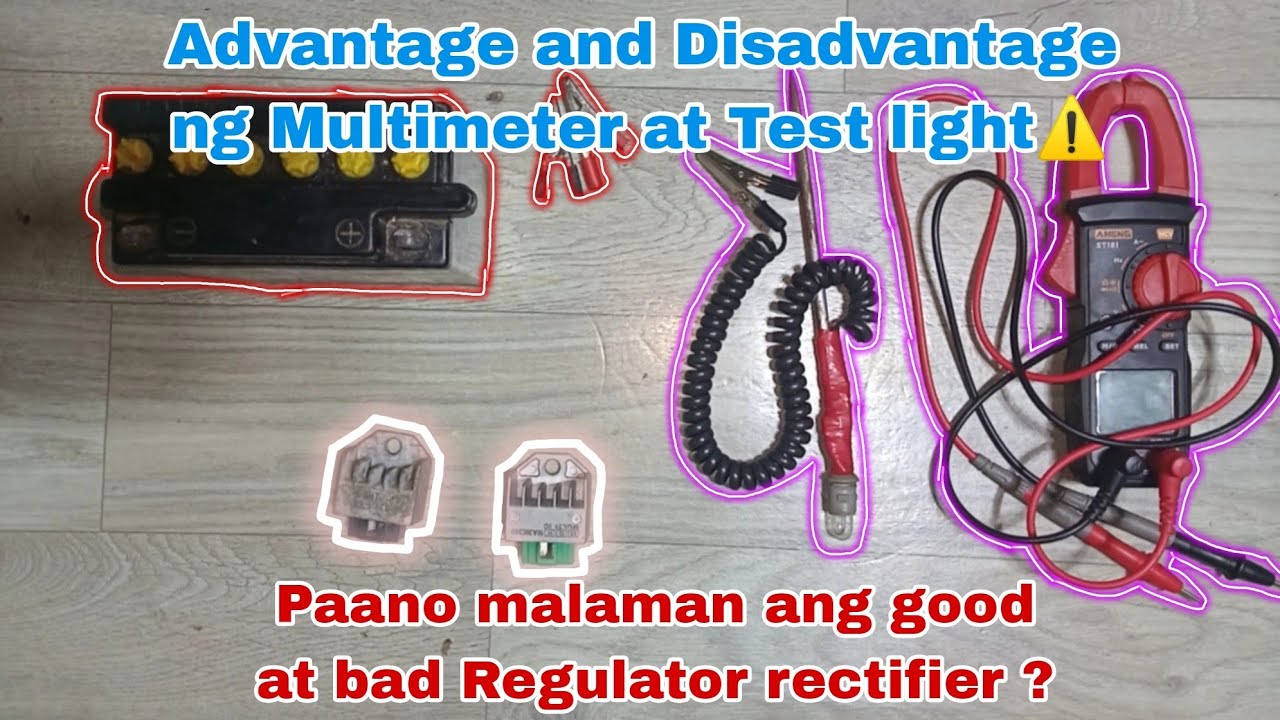 Paano mag test ng bad or good na regulator sa motor