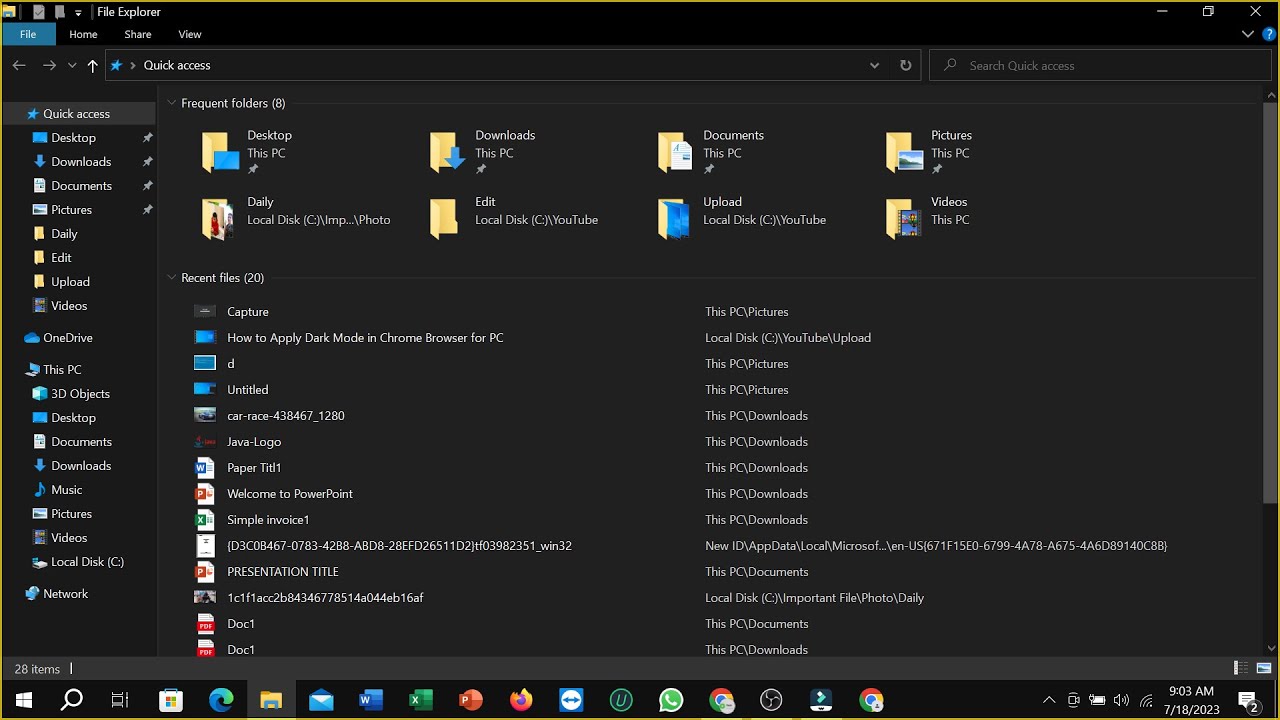 How To Enable Dark Mode for File Explorer in Windows 10