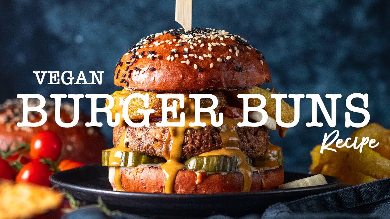 Vegan Burger Buns Recipe | Romylondonuk