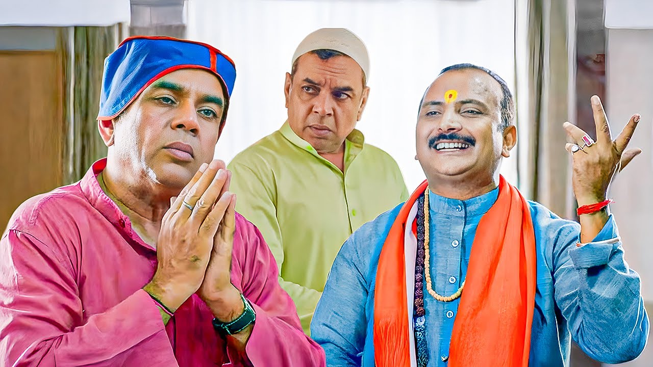 धर्म कोई भी हो.. टोपी जरूर पहना देते है! | Dharam Sankat Mein Scene-06 | Paresh Rawal Best Comedy