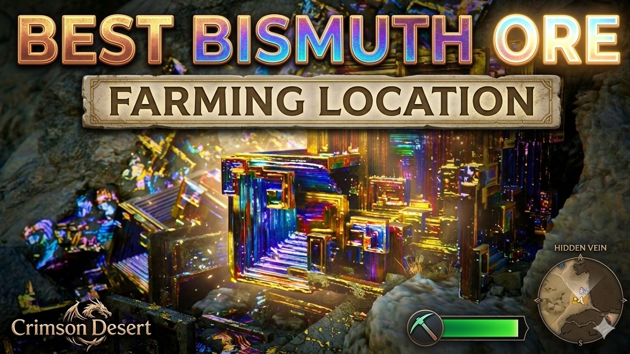 Best Bismuth Ore Farming Locations Crimson Desert