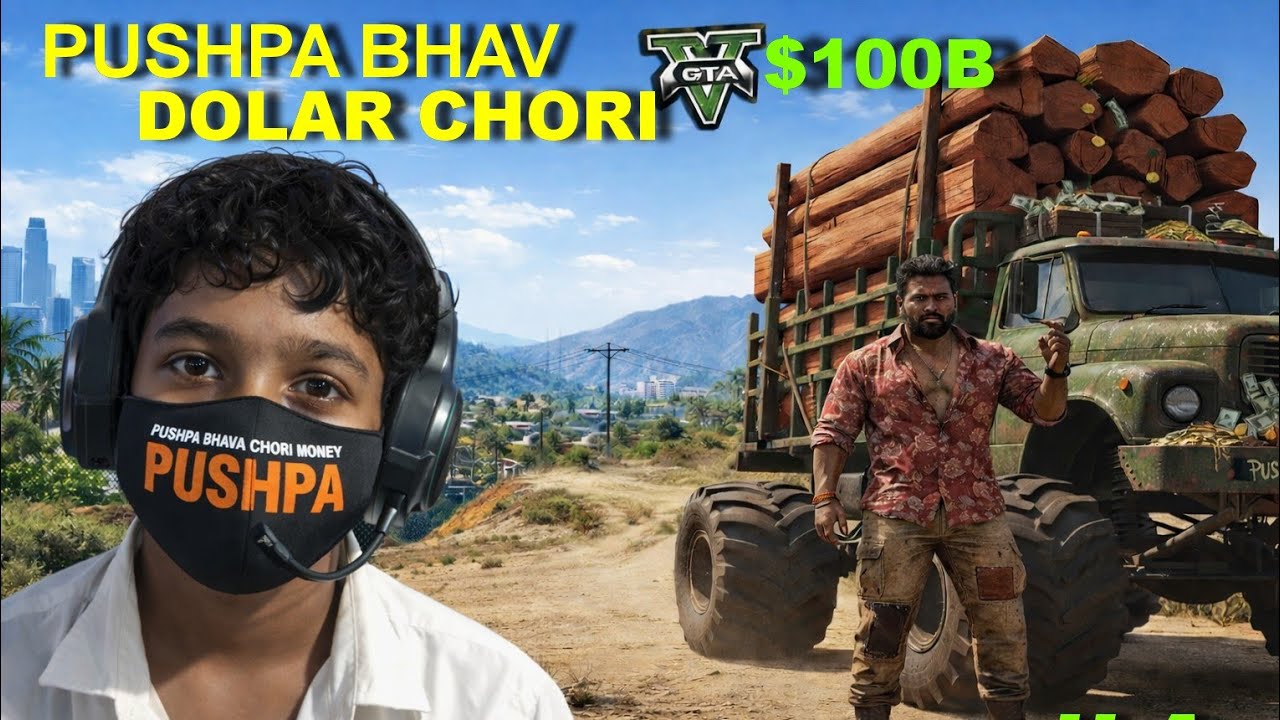 GTA V: PUSHPA $100B CHORI EPISODE 1 😎