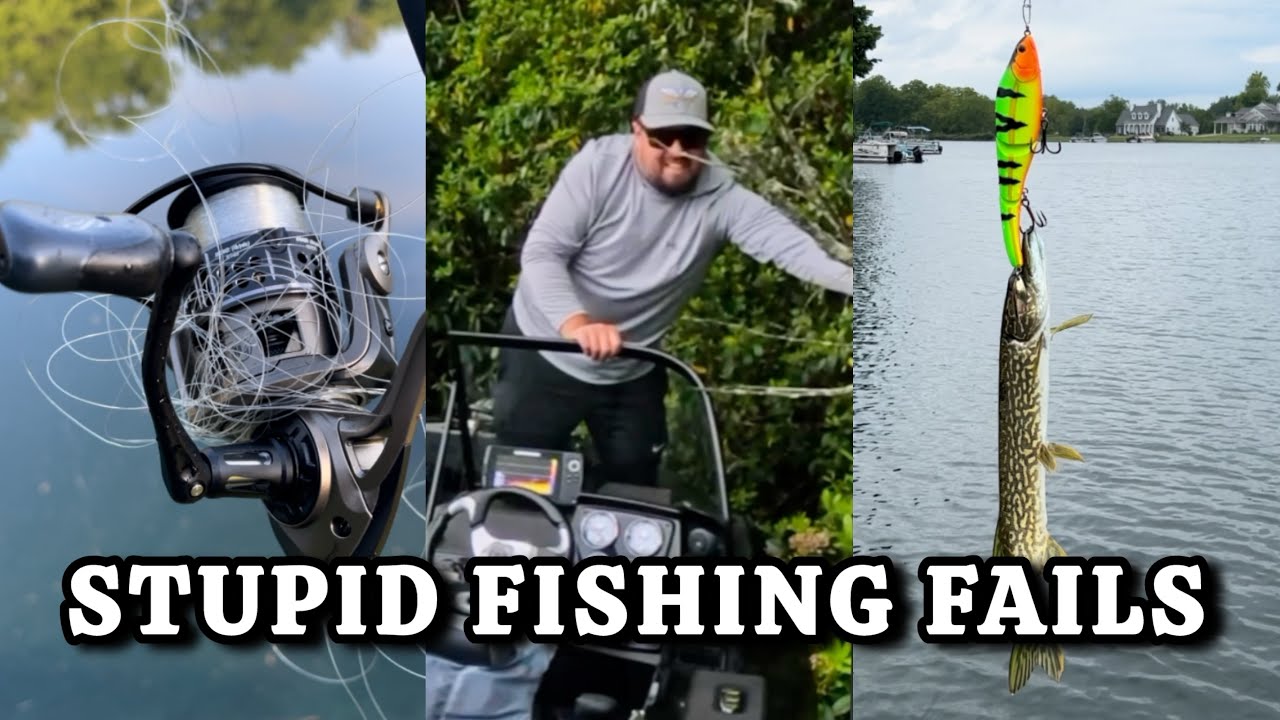 Fishing Fails - How is someone this BAD at FISHING? 🤦🏻&zwj;♂️🎣