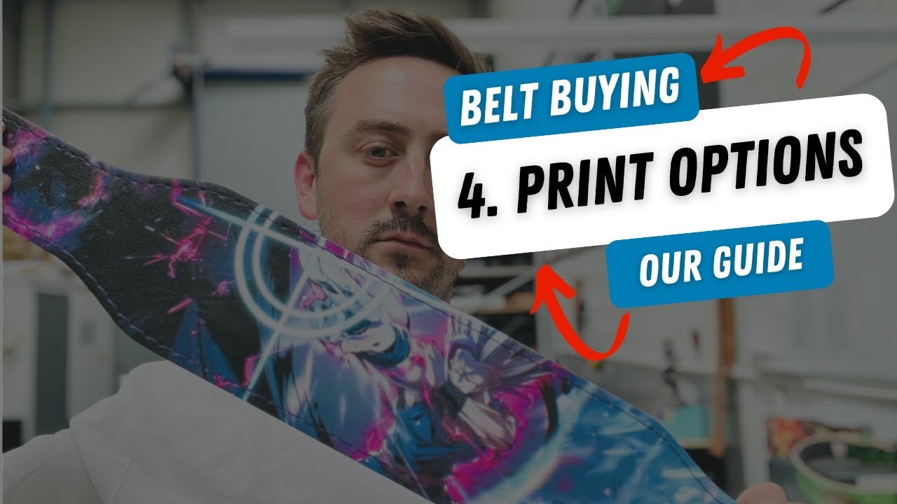 4. Printed Design Options on Custom Weightlifting Belts