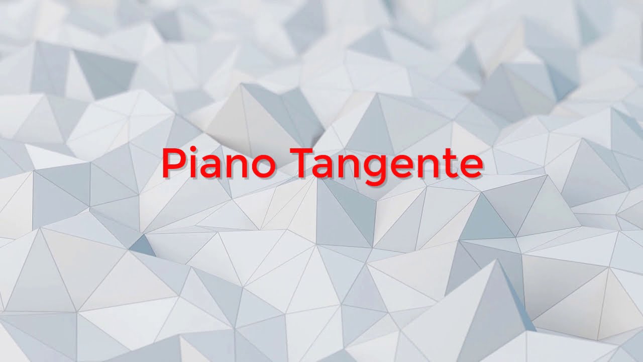 12.3 Piano tangente