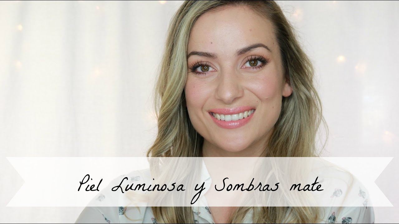 Look Maquillaje: Piel Luminosa y Sombras Mate / ESTER CARPES