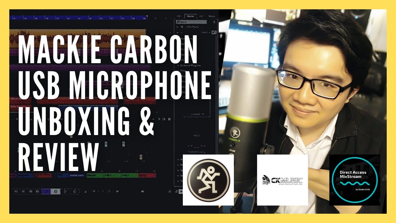 Unboxing Mackie Carbon USB Microphone