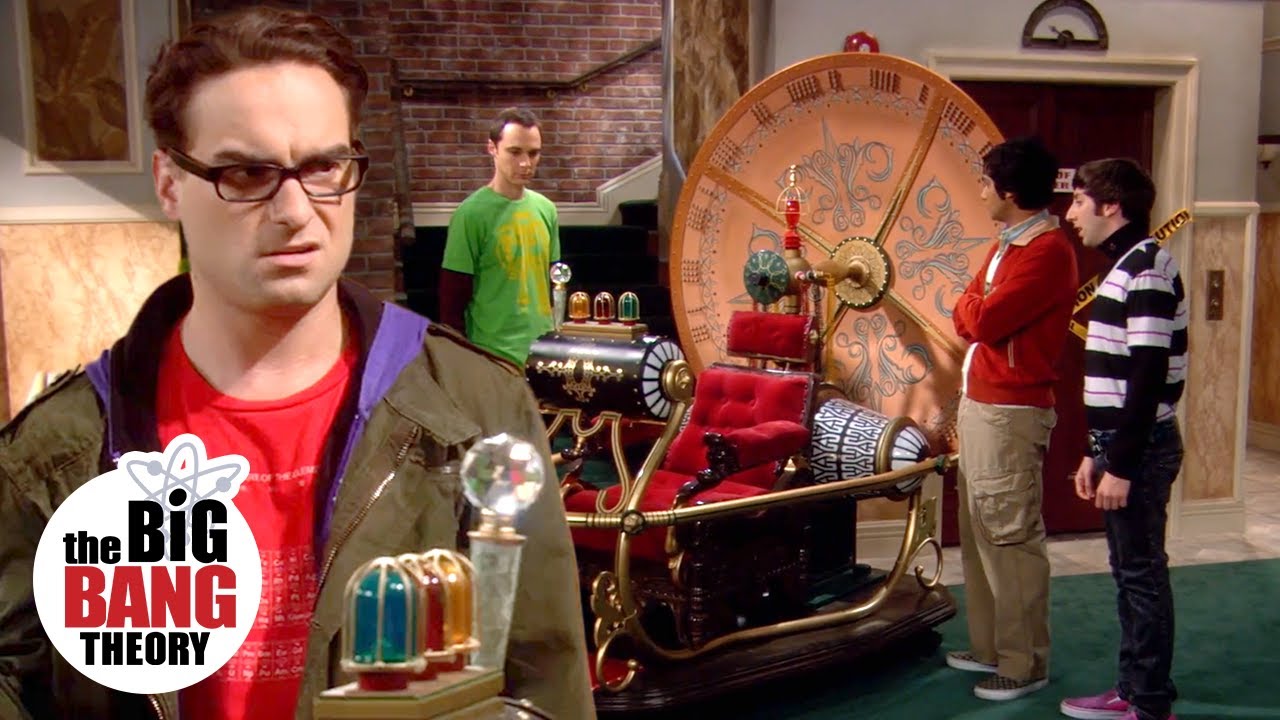 Leonard Is the Proud Owner of a Miniature Time Machine | The Big Bang Theory