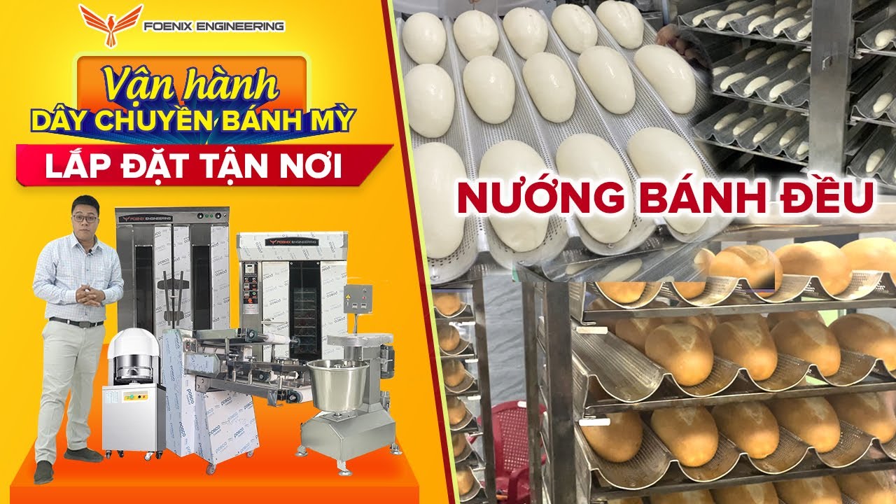 Hướng dẫn vận hành dây chuyền bánh mì| Lò nướng bánh mì xoay| Rotary Oven| HOTLINE 0789869756