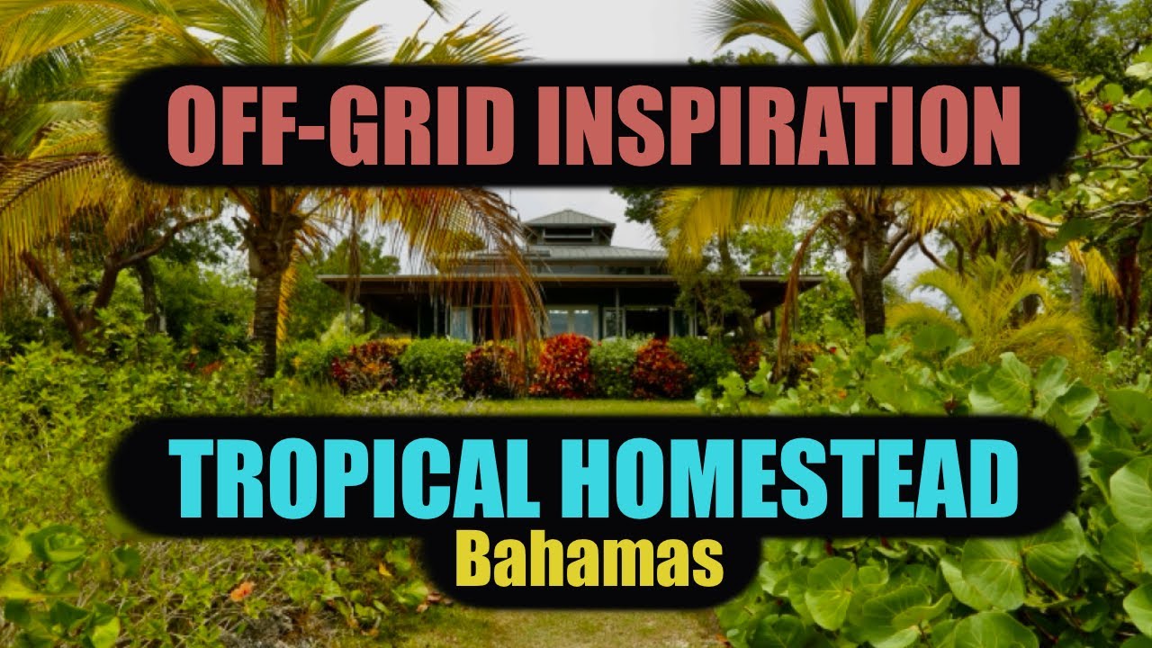 Off Grid Inspiration - Tropical Homestead in the Bahamas #offgrid #homestead #coastalliving