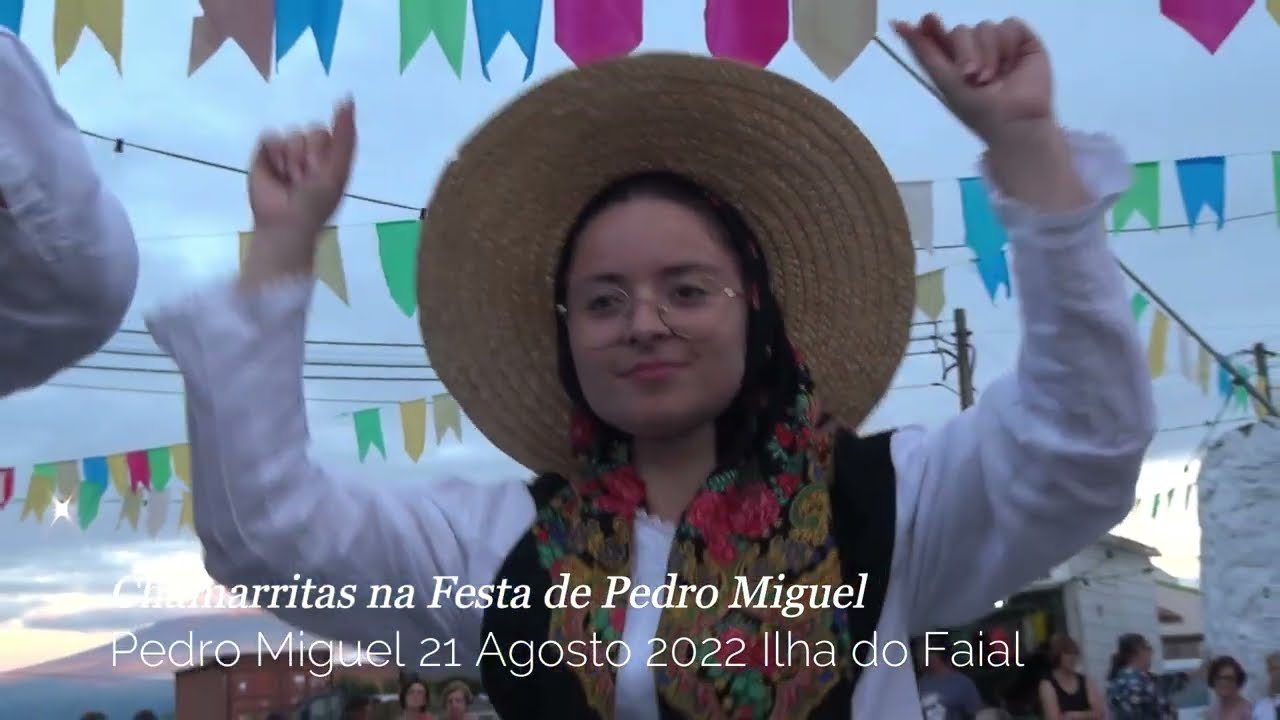 Chamarritas na Festa Pedro Miguel 2022 Ilha Faial