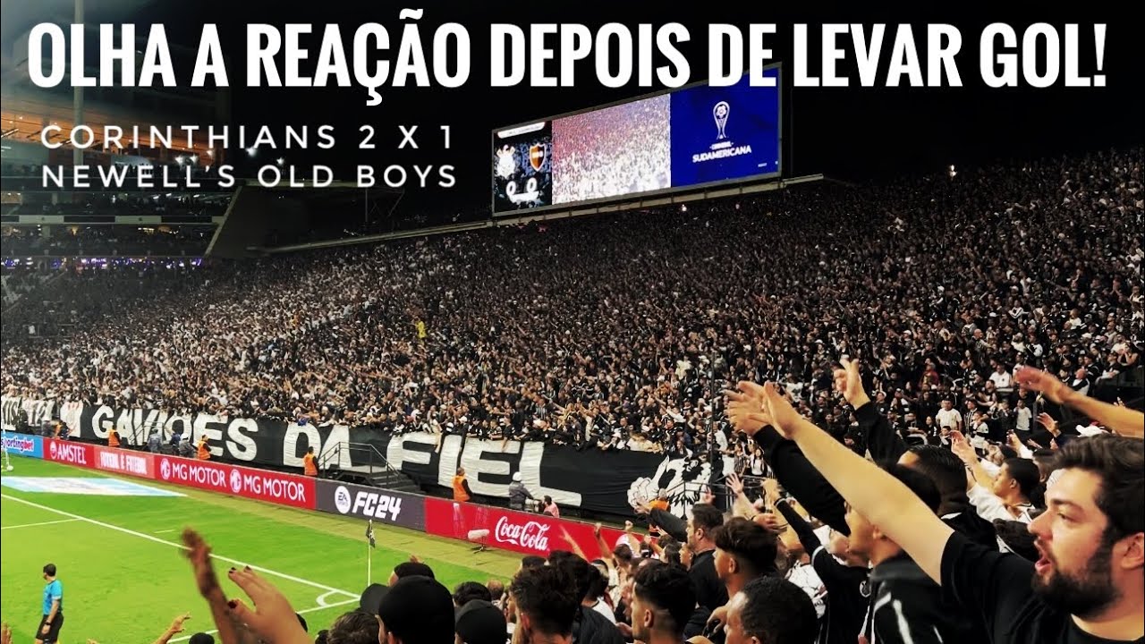 Fiel ESTREMECEU a Arena contra os ARGENTINOS no 1º jogo sem Guedes | Corinthians 2 x 1 Newell’s