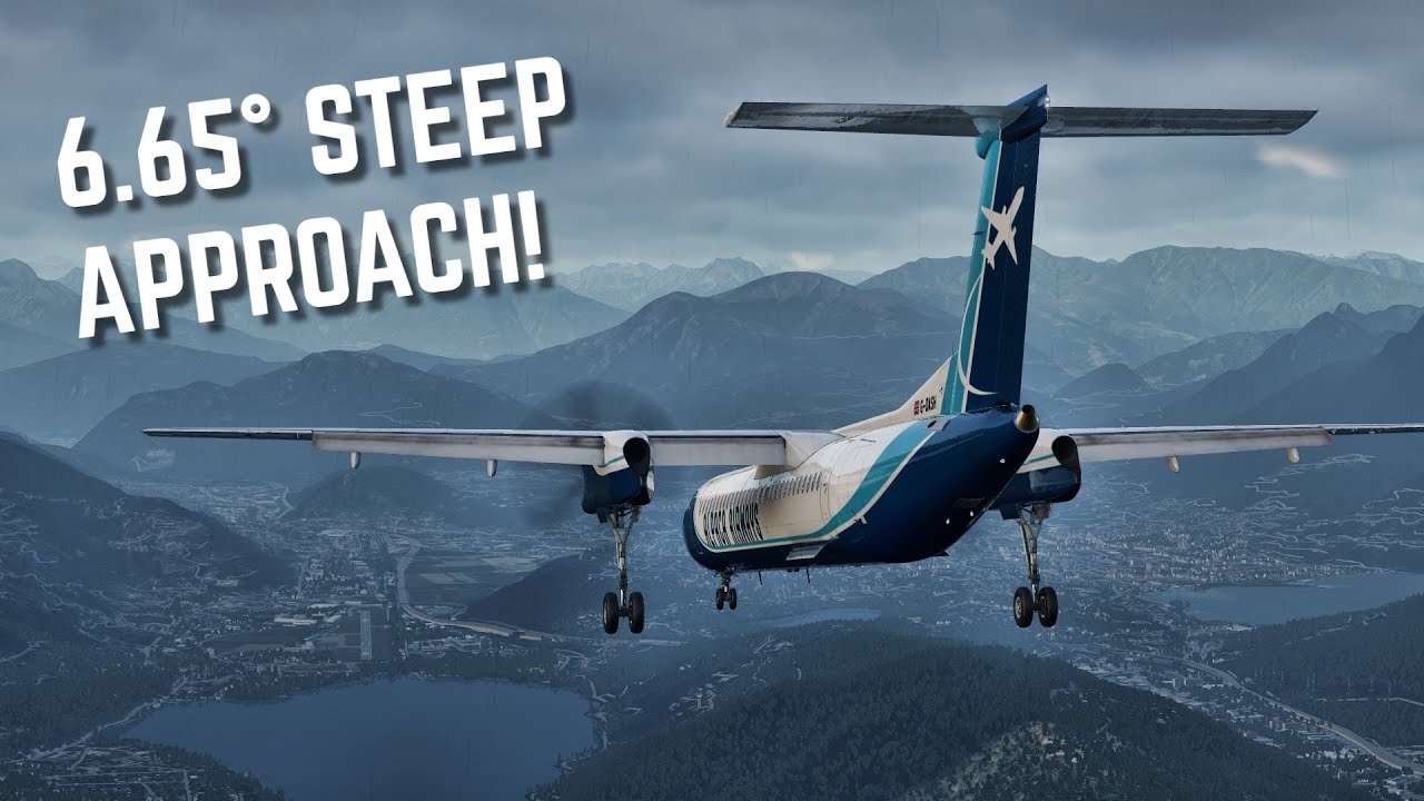 Real 737 Pilot LIVE | Steep Approach into Lugano | FlyJSim Dash 8-Q400 | X-Plane 12