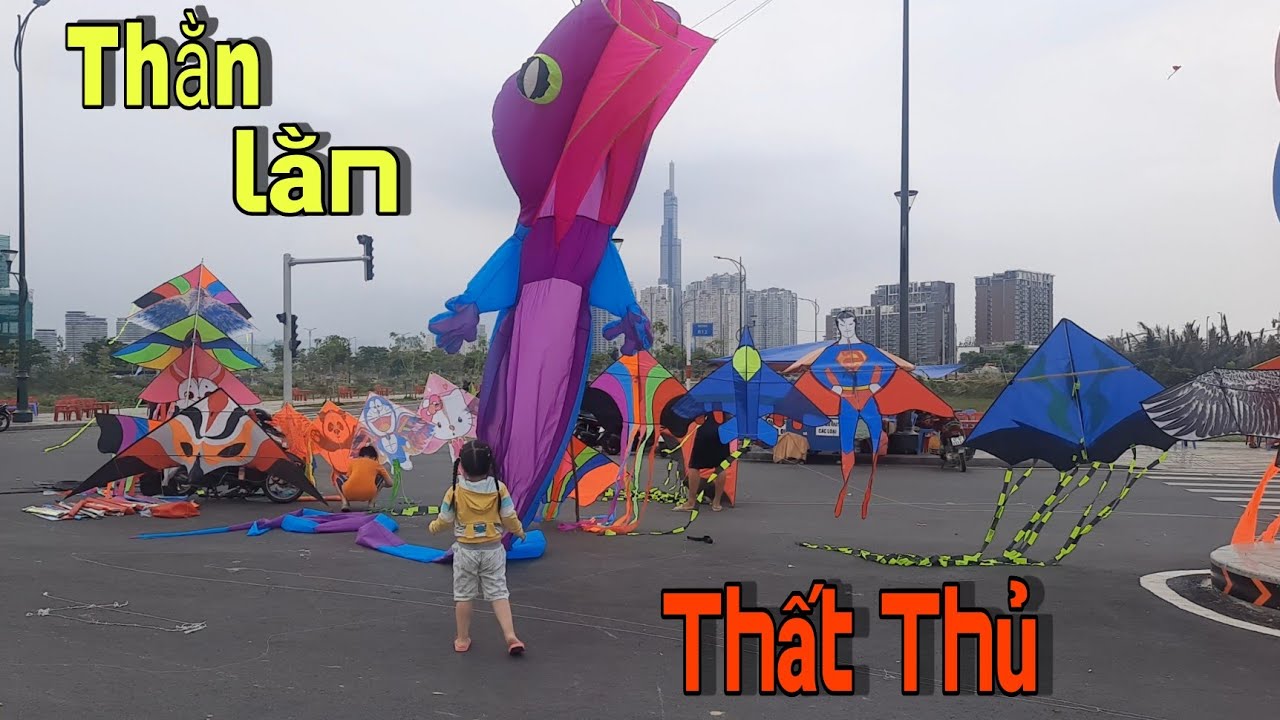 BiBo TV| Diều Thằn Lằn, Diều Đầu Dế Thất Thủ Tại Quận 2 _ Fly a kite