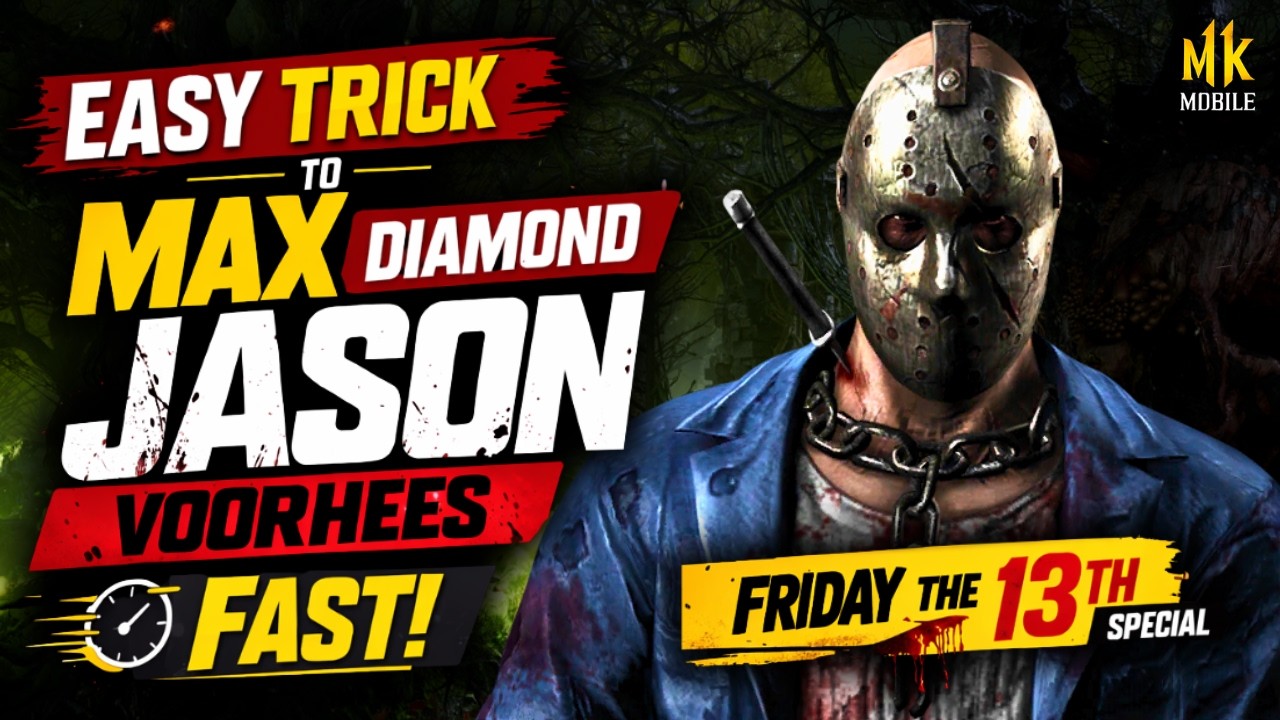 Easy TRICK to MAX Diamond JASON VOORHEES Fast | Friday the 13th SPECIAL