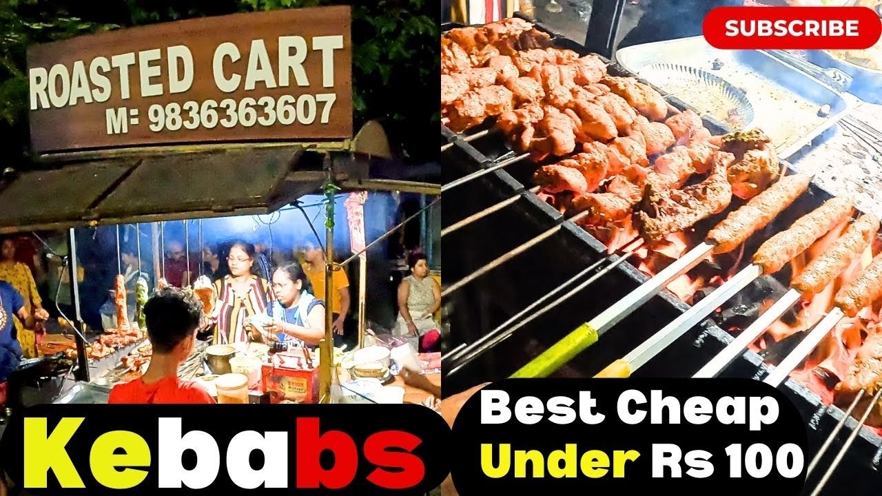 Kolkata's Best street food | Roasted Cart | Cheap kebab| The Tweedie Family