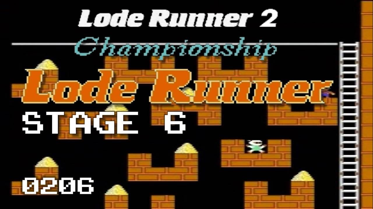 Lode Runner 2 - Stage 6 [0206]