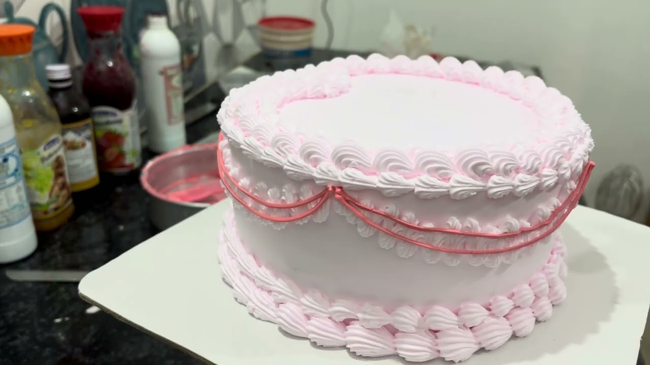 2 KG  strawberry #cake Full video 