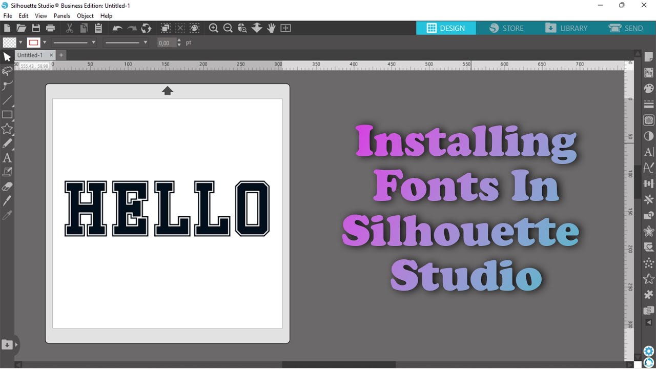 How To Install Fonts On Your Computer To Use In Silhouette Studio