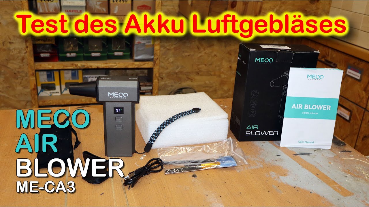 Air Blower ME-CA3 im Test – lohnt sich das Gerät von Meco? 💨