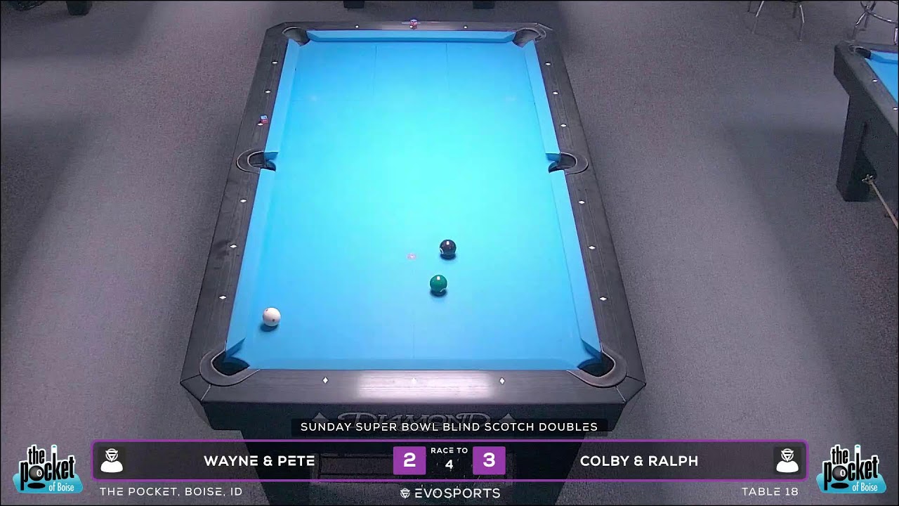 WAYNE & PETE vs COLBY & RALPH - THE POCKET - TABLE 18 | EvoSports