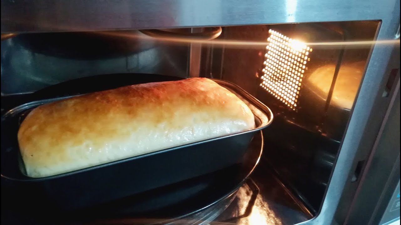 সিঙ্গার মাইক্রোওয়েভ ওভেন পাউরুটি রেসিপি || Singer Microwave Oven Easy Bread Recipe || Eggless Bread