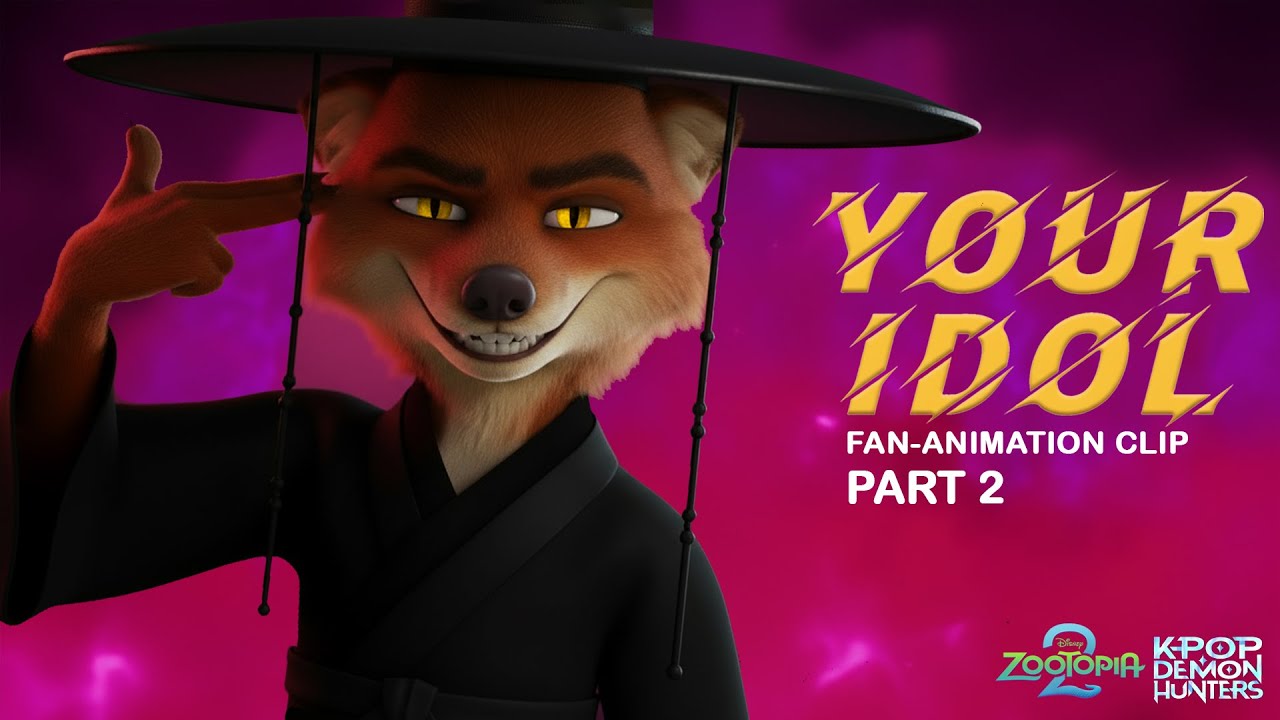 &ldquo;Your Idol&rdquo; Animal Style Animation 🎵 | Zootopia Vibes | KPop Demon Hunters