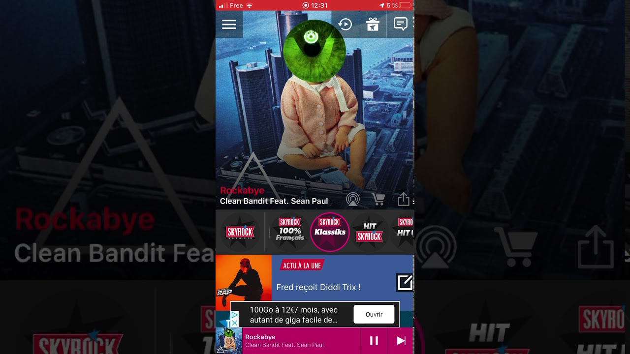 Clean Bandit Feat. Sean Paul. Anne Marie - Rockabye (version Skyrock)