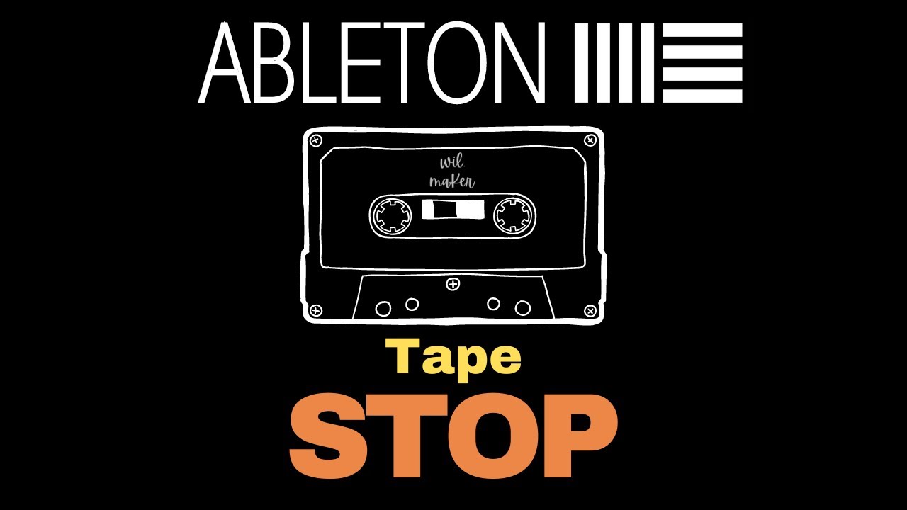 Эффект остановки ленты Ableton | 3 разных способа