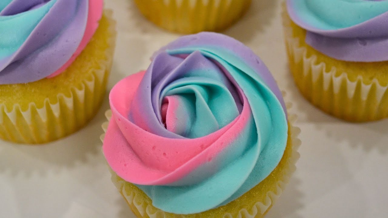 Rainbow Swirl Cupcakes: Mastering the Multicolor Rosette Technique