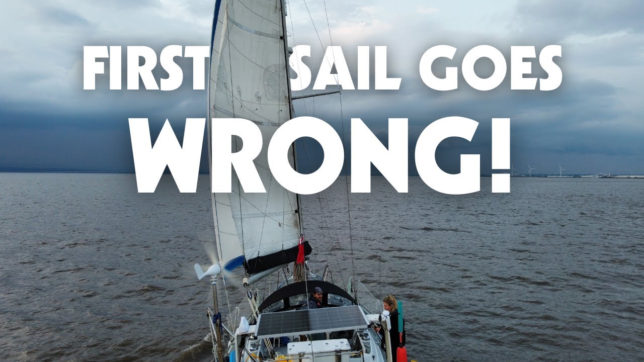 Marina DRAMA and our FIRST SAIL!