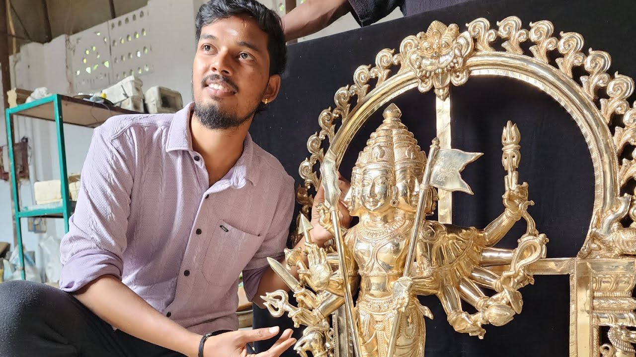 2.5 ft arumugam step by step work processing viedos. #murugan #idol #impon #murugansongs #valparai 