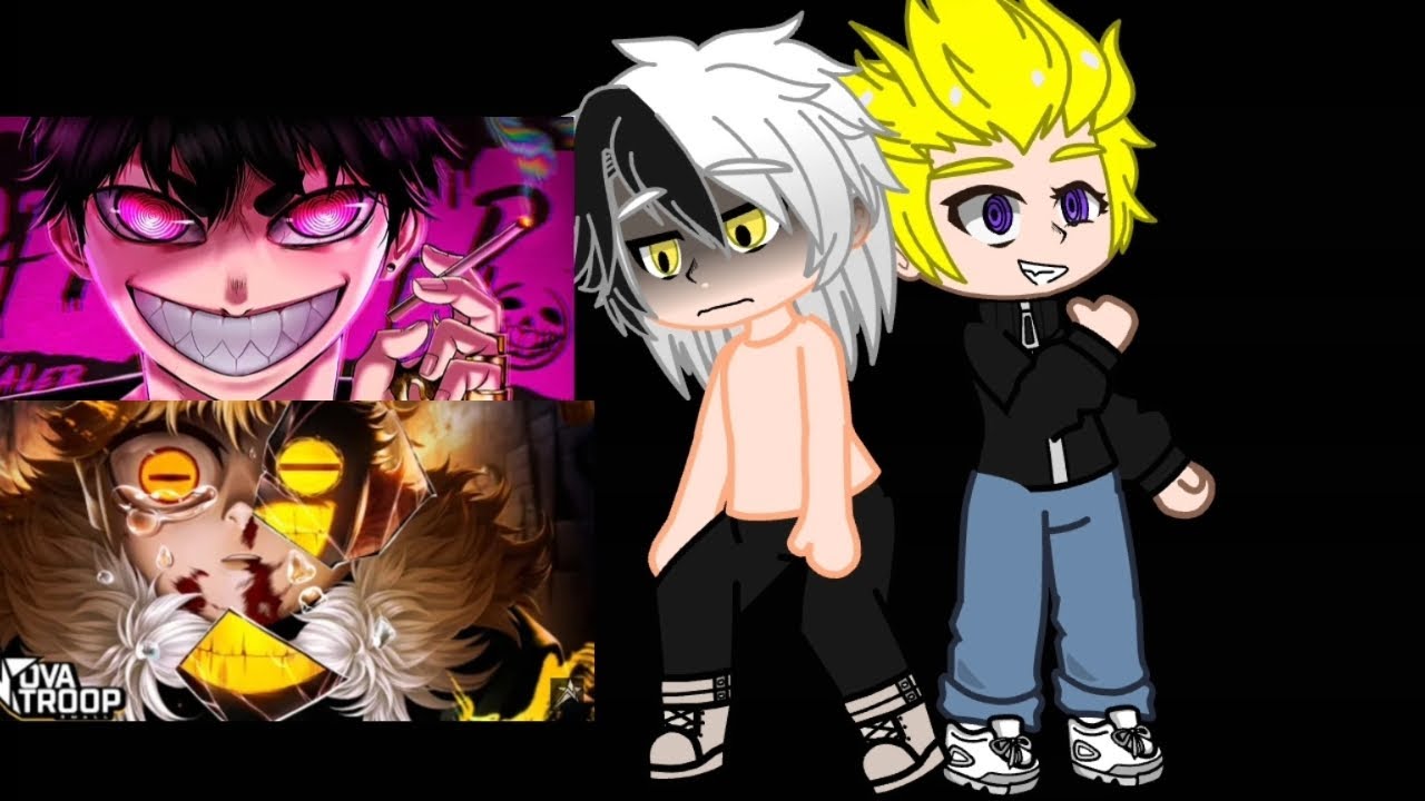 Minha AU de Kokujin no tenkousei react[Hiroki as kaleb e Hiamura as Noha]