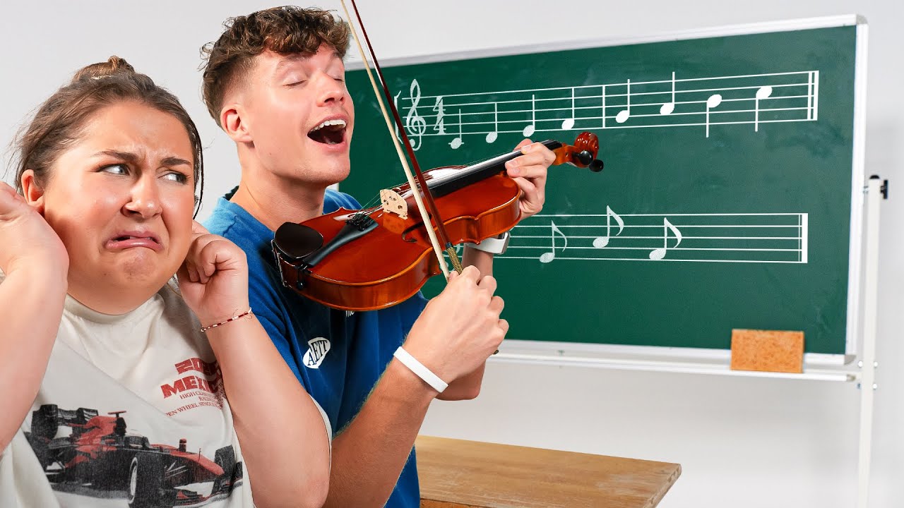 Sandra & Luca zur&uuml;ck in der Schule