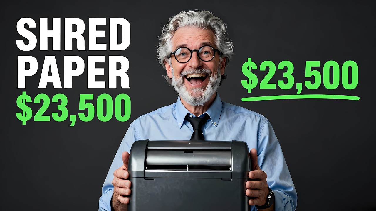 👴 Gramps Rick Shows How to Make $23.5K Shredding Paper