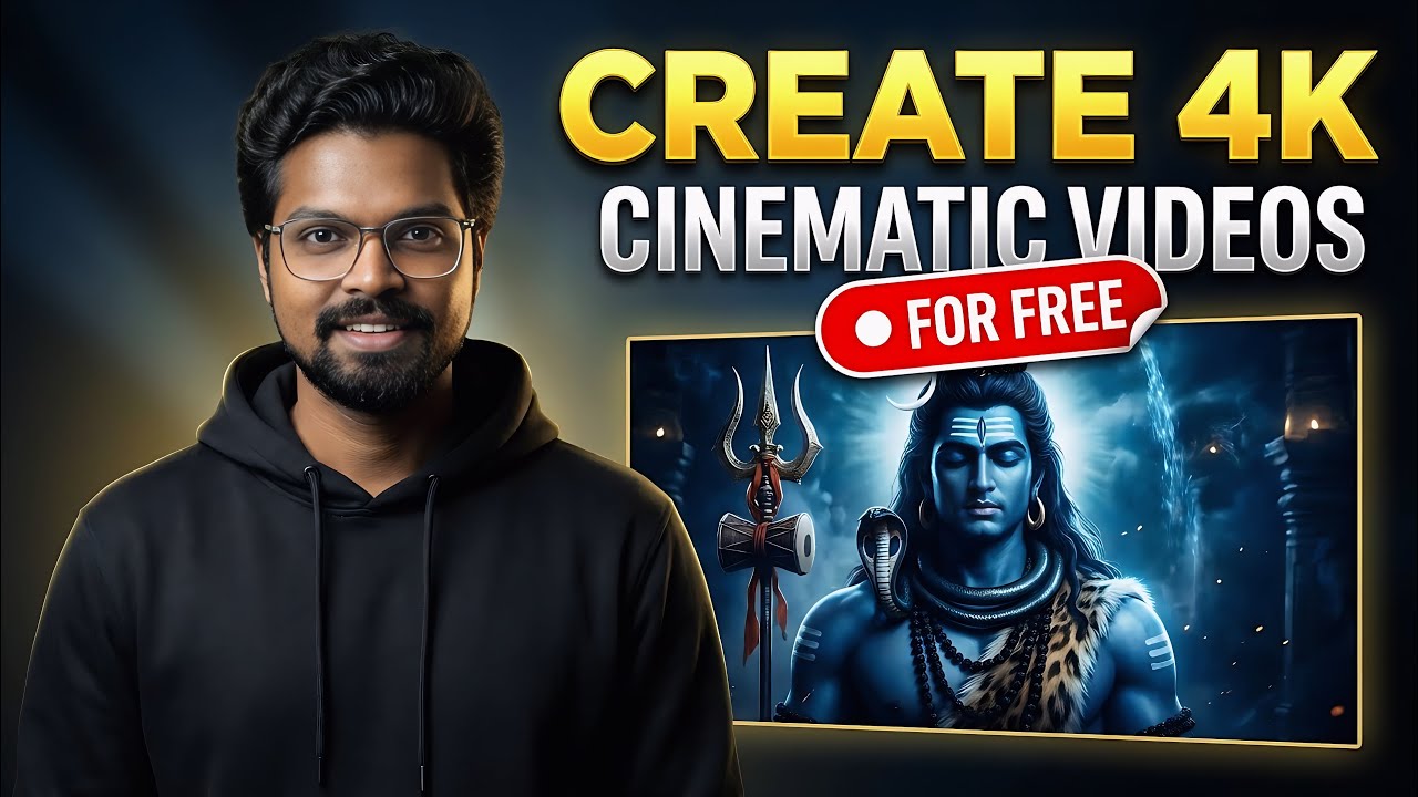 Create Cinematic 4K God Videos for FREE | AI Cinematic Method (No Cost)