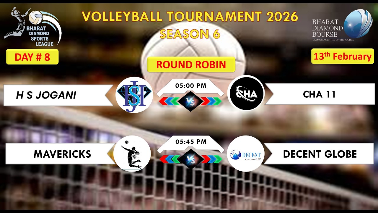 Volleyball Tournament Season 6 🏐 | Last Day Of Round Robin  | 13 Feb 2026