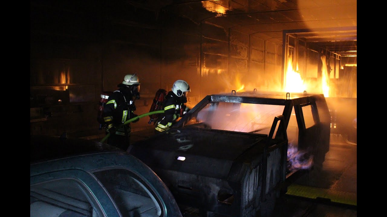 IFA Tunnelbrand Uebung der Feuerwehr Waldshut in Balsthal (CH)