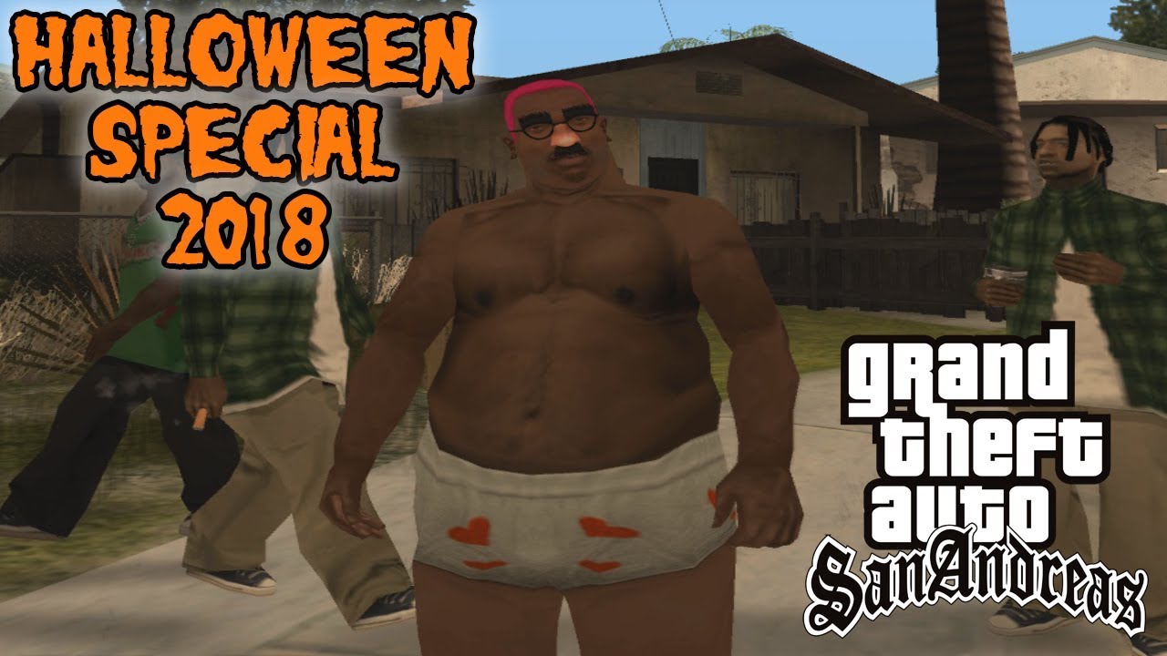 GTA San Andreas - Fat CJ/Funhouse/Bubble Cars Speedrun - Halloween Special 2018