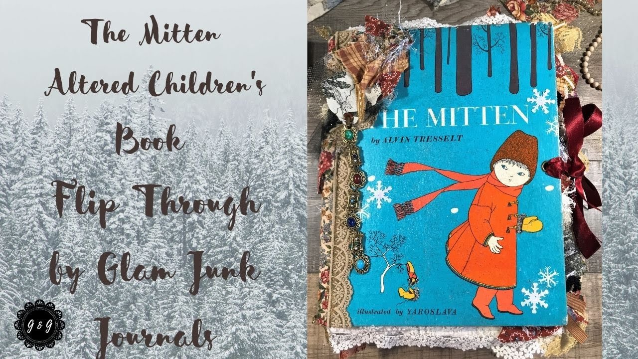 The Mitten Altered Children's Book Flip Through