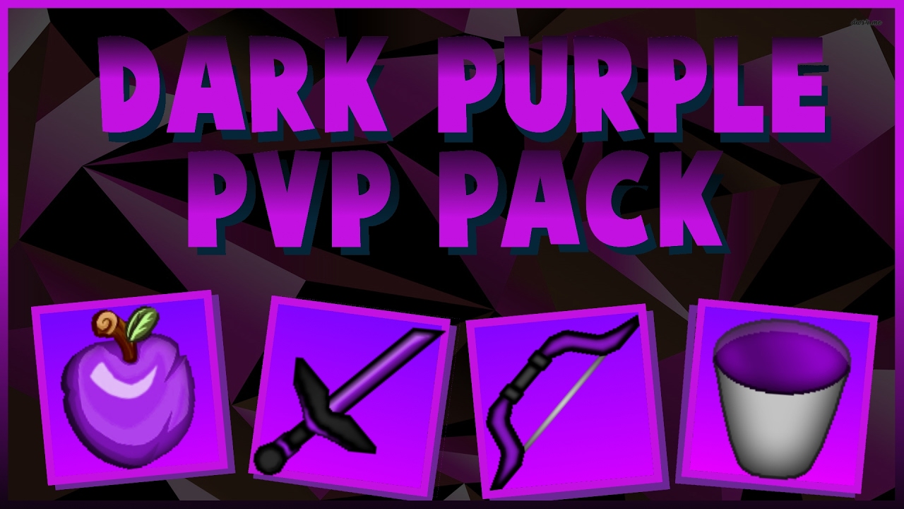 Minecraft: Dark Purple 128x PvP Texture Pack | 1.7/1.8/1.9 MC