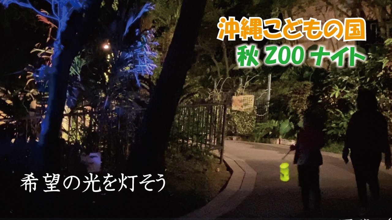 沖縄こどもの国【秋ＺＯＯナイトで夜のおさんぽ】　10月毎週土曜日開催！