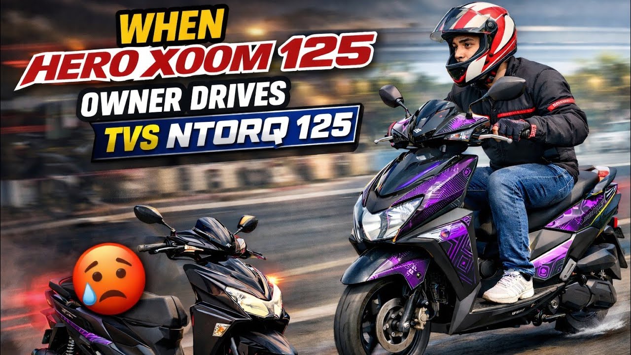 When Hero Xoom 125 Owner drives TVS NTORQ 💀💥 | Pros and Cons |