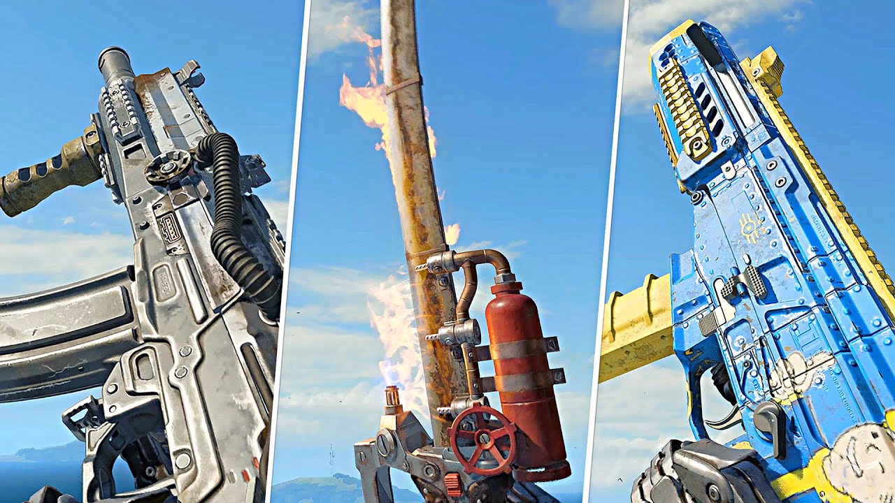 Cod: Black Ops 7 - ALL Fallout Weapons' Blueprint