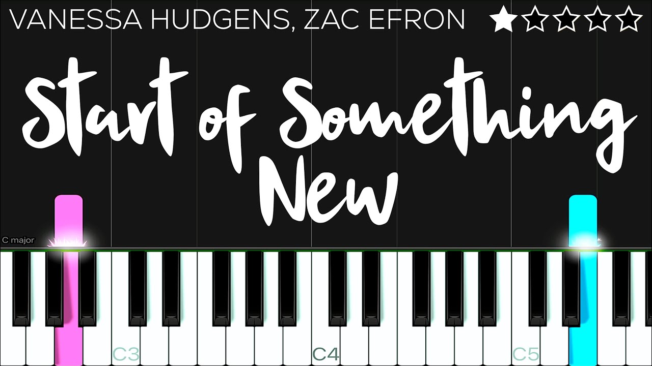 High School Musical - Start of Something New | EASY Piano Tutorial