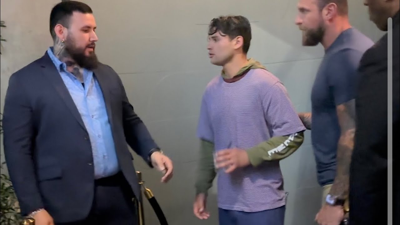 Ryan Garcia was seen partying at Le Fleur after being charged with misdemeanor vandalism