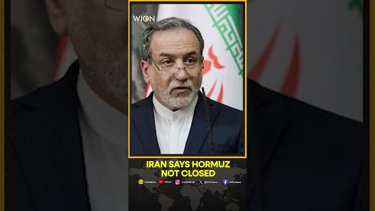Iran War: Iran FM Says Hormuz Open, Blames Insurers' Fear Amid Tensions | WION Shorts